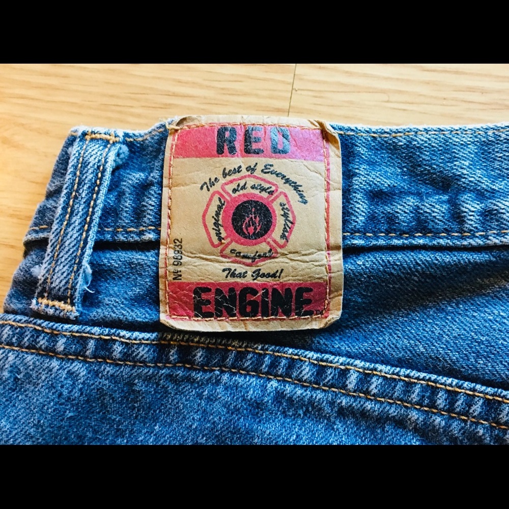 Red Engine Jeans - Picture 3 of 4